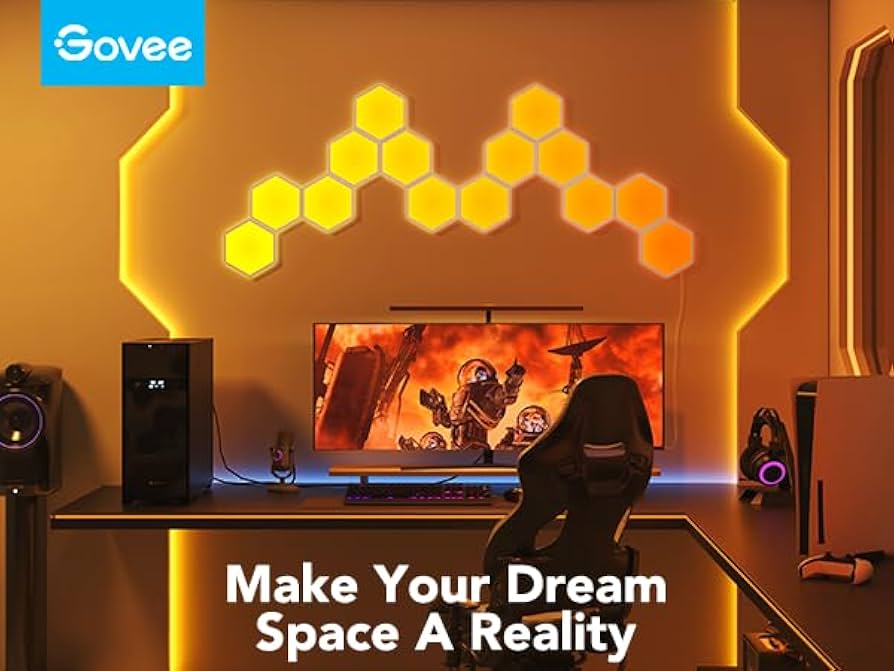 Amazon.co.jp: Govee (ゴビー) LED パネルライト 10枚入り 六角形