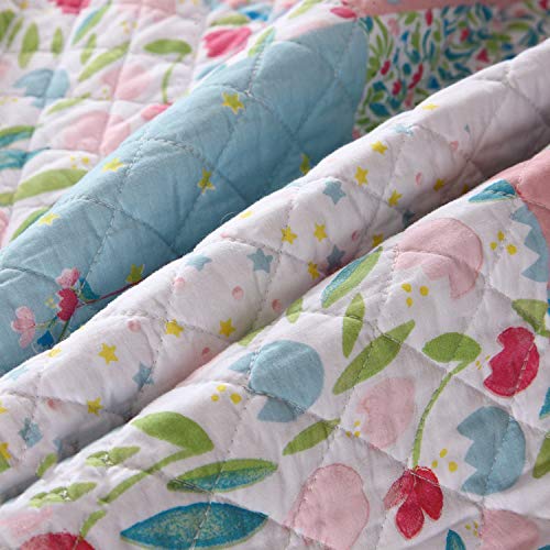 Amazon.co.jp: 3 ピース キングサイズ パッチワーク キルト ベッド