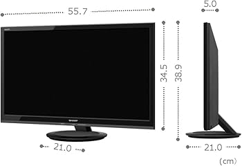 Amazon | シャープ AQUOS 24V型 ハイビジョン 液晶テレビ ブラック LC