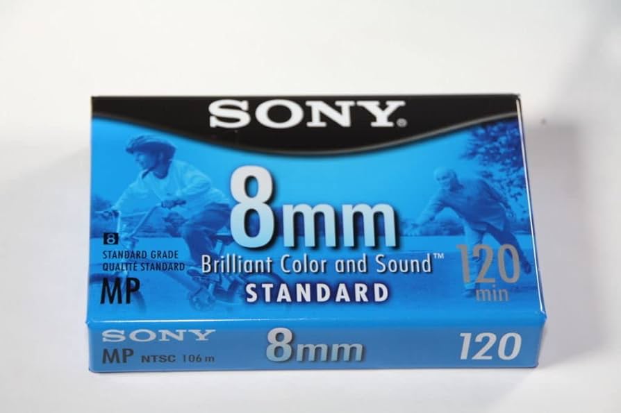 Amazon | Sony 120MP 標準グレード 8mm ビデオカセットテープ - 鮮やか