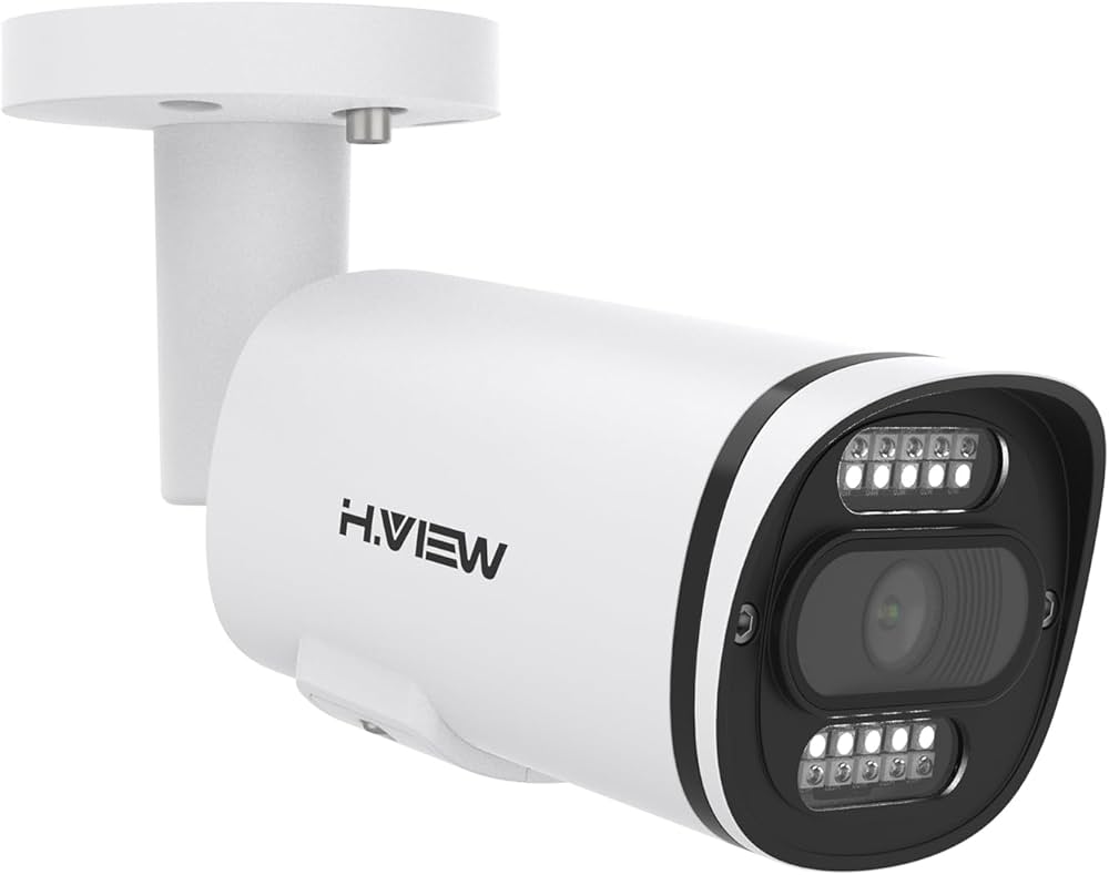Amazon.co.jp: 【人体検知・発光威嚇・双方向音声】H.View 防犯カメラ
