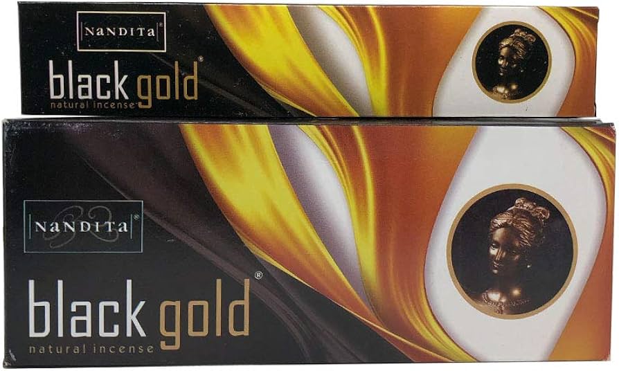 Amazon.co.jp: Nandita ブラックゴールド プレミアム マサラ お香