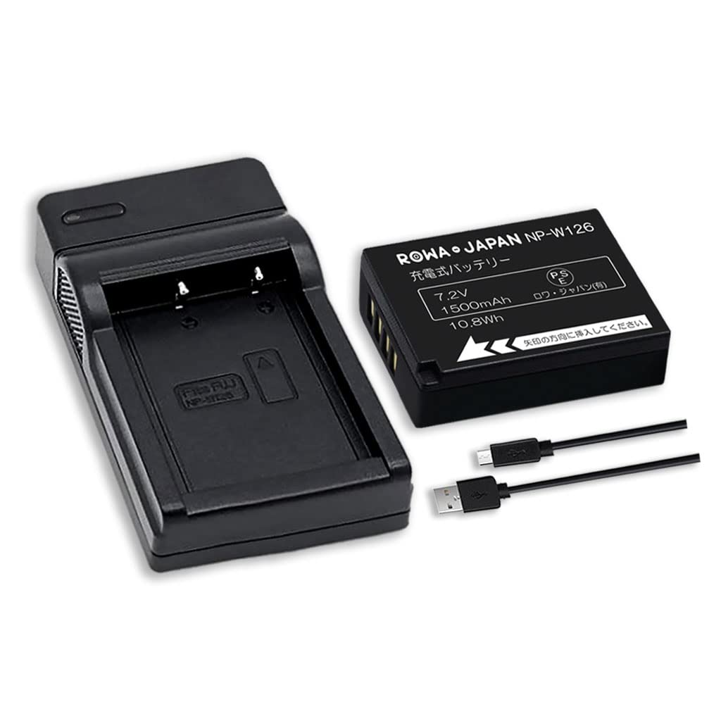 Amazon | FUJIFILM対応 NP-W126 NP-W126S 互換 バッテリー と BC-W126