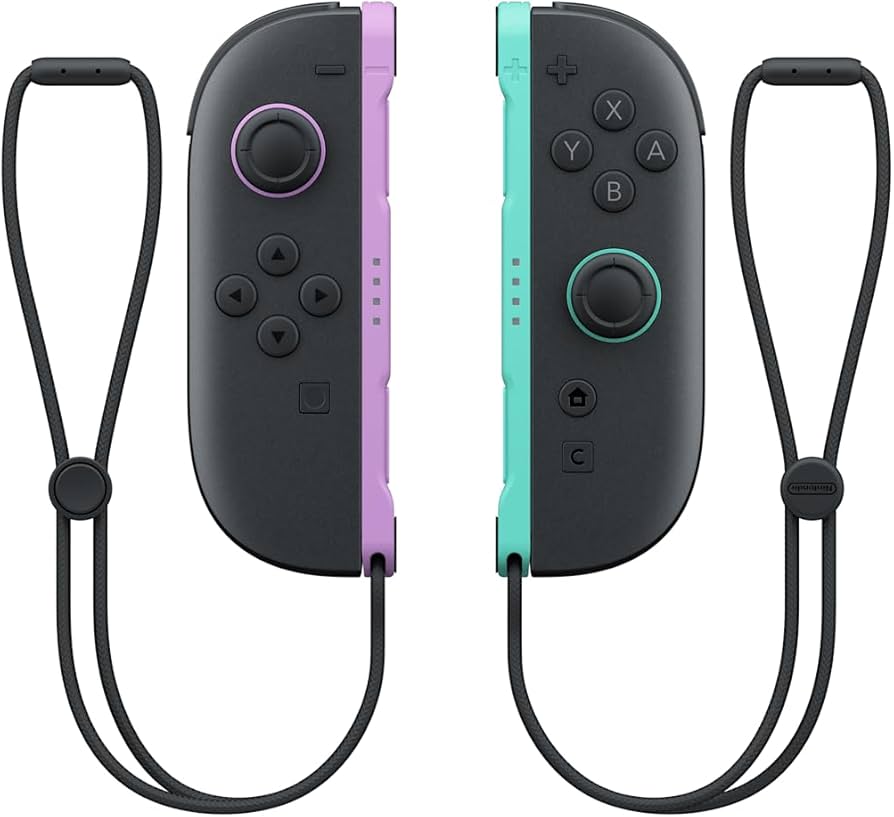 Nintendo Joy-Con 2 (L)/(R) Light Purple/Light Green : Amazon.co.uk