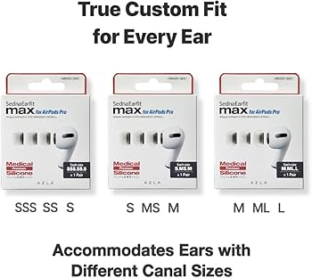 Amazon.co.jp: AZLA SednaEarfit MAX for AirPods Pro [第1/第2世代