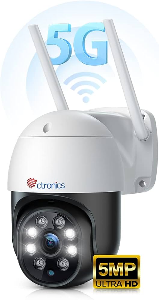 Amazon.co.jp: 【最新5GWi-Fi・5MP·】Ctronics 防犯カメラ ワイヤレス
