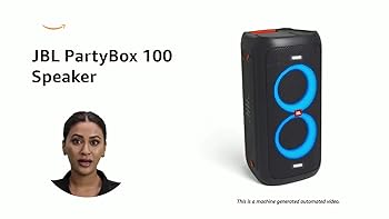 JBL PartyBox 100 - High Power Portable Wireless Bluetooth Party
