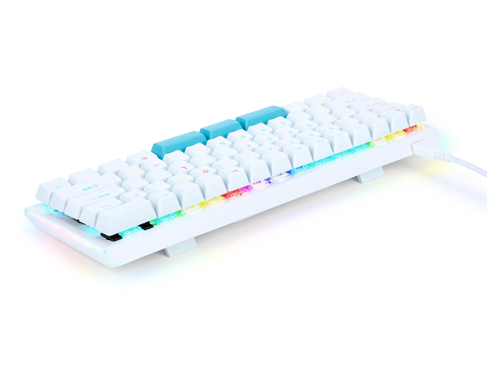 Amazon | KINESIS Gaming TKO ホワイト メカニカルキーボード