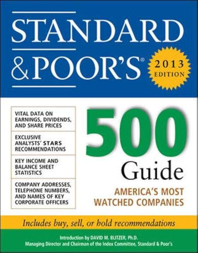 Amazon | Standard & Poors 500 Guide 2013 | Standard & Poor's