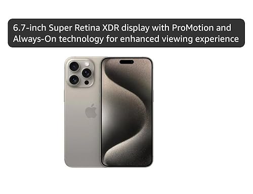 Amazon.com: Apple iPhone (Renewed Premium) 15 Pro Max, 1TB