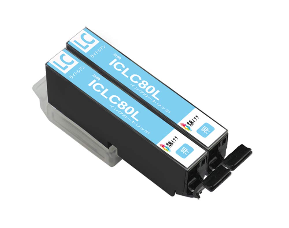 Amazon.co.jp: エプソン インクカートリッジ 80L 互換 IC6CL80L LC