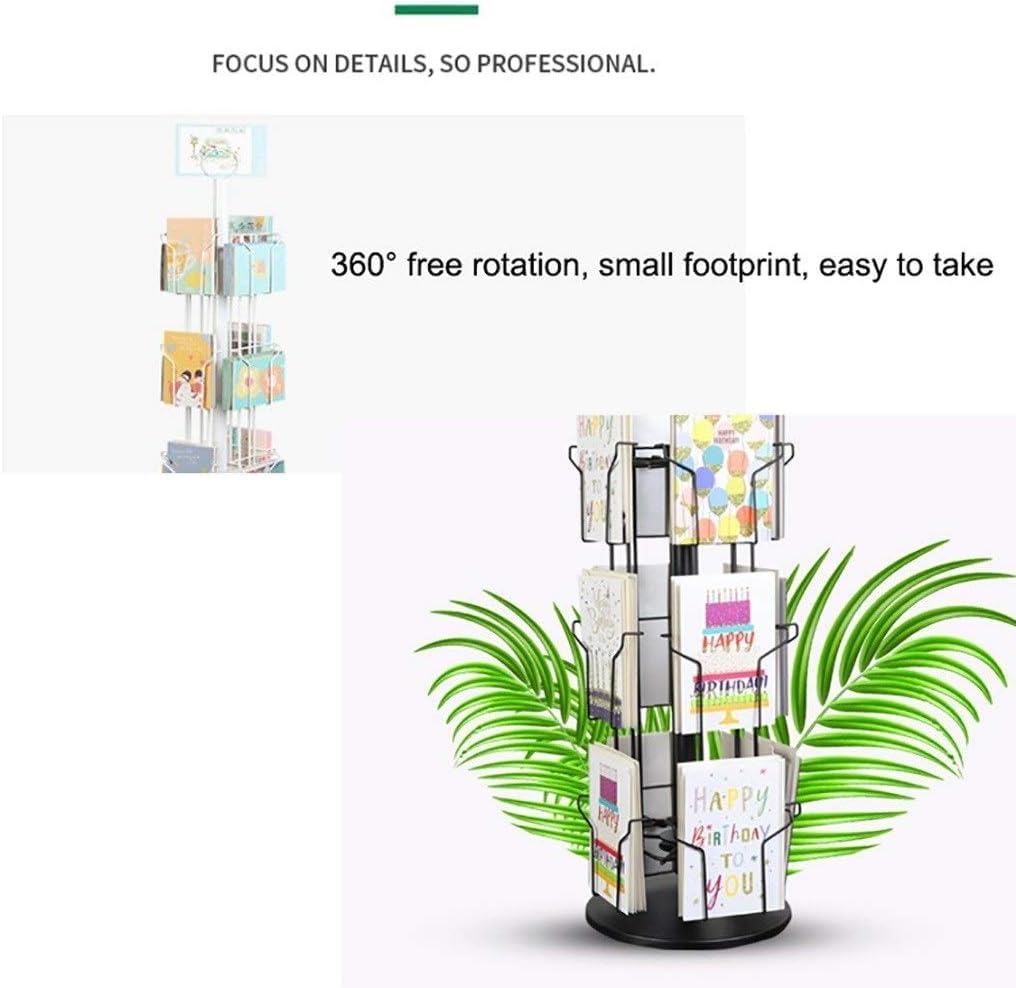 Amazon | 卓上回転はがき展示棚カード祝儀カードA5チラシ帳台棚棚 CD