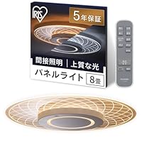 Amazon | アイリスオーヤマ LEDシーリングライト パネルライト 8畳