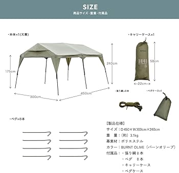 Amazon | WILD THINGS BASE CAMP T-3 (フレーム別売り) タープテント
