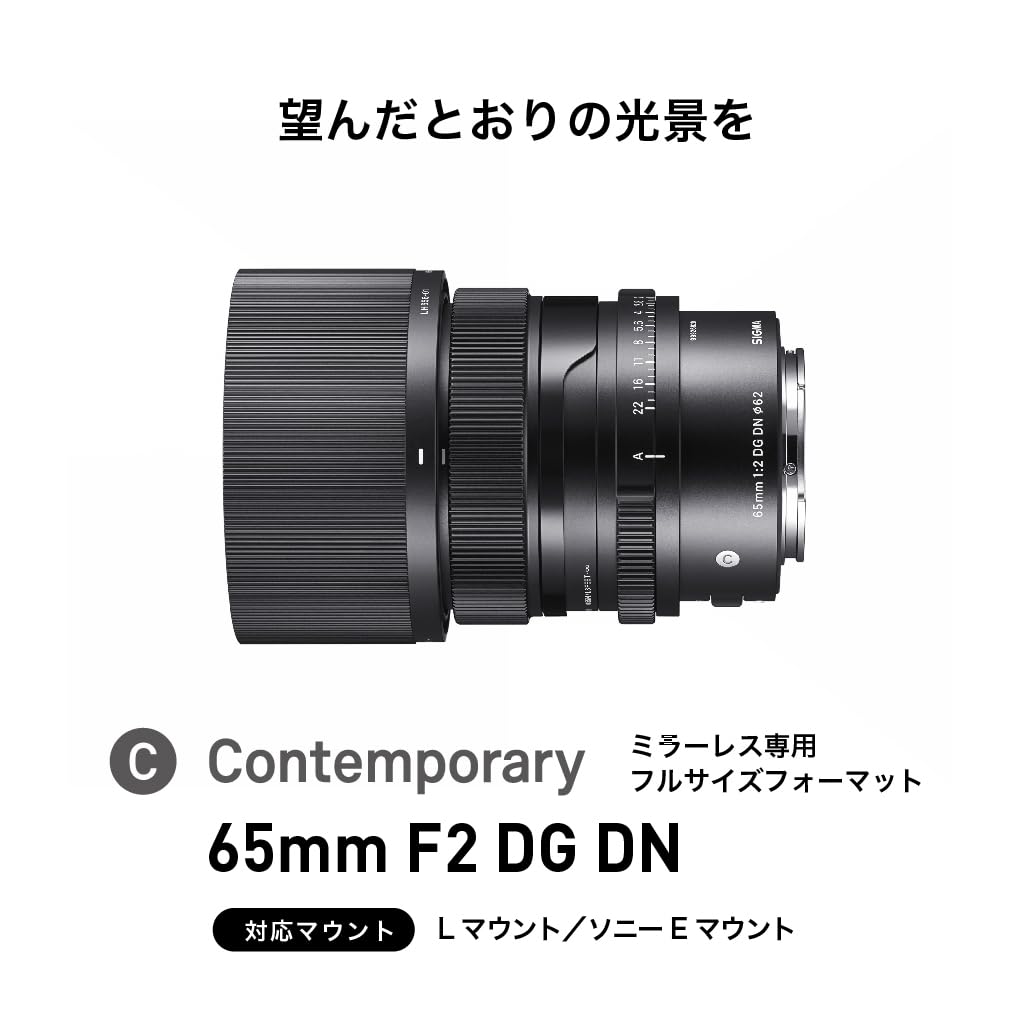 Amazon.co.jp: シグマ(Sigma) レンズ 65mm F2 DG DN Sony ソニー E