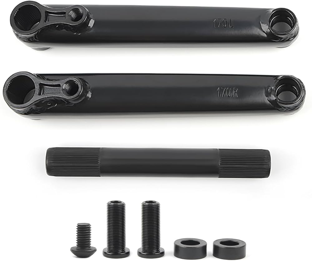Amazon.com : POLSO BMX Bike Crank Arms 170mm, 9/16