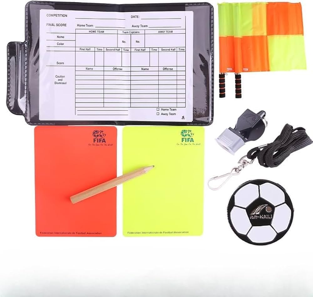 Amazon | サッカーレフェリー セット審判カード 警告カード レフリー