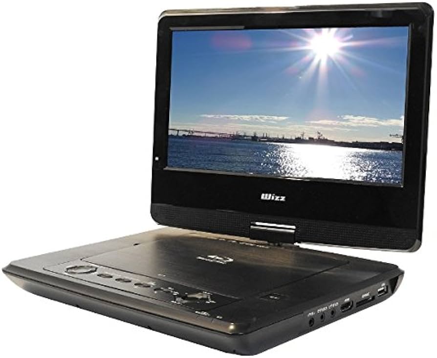Amazon | WIZZ 10.1インチポータブルブルーレイディスクDVDプレーヤー