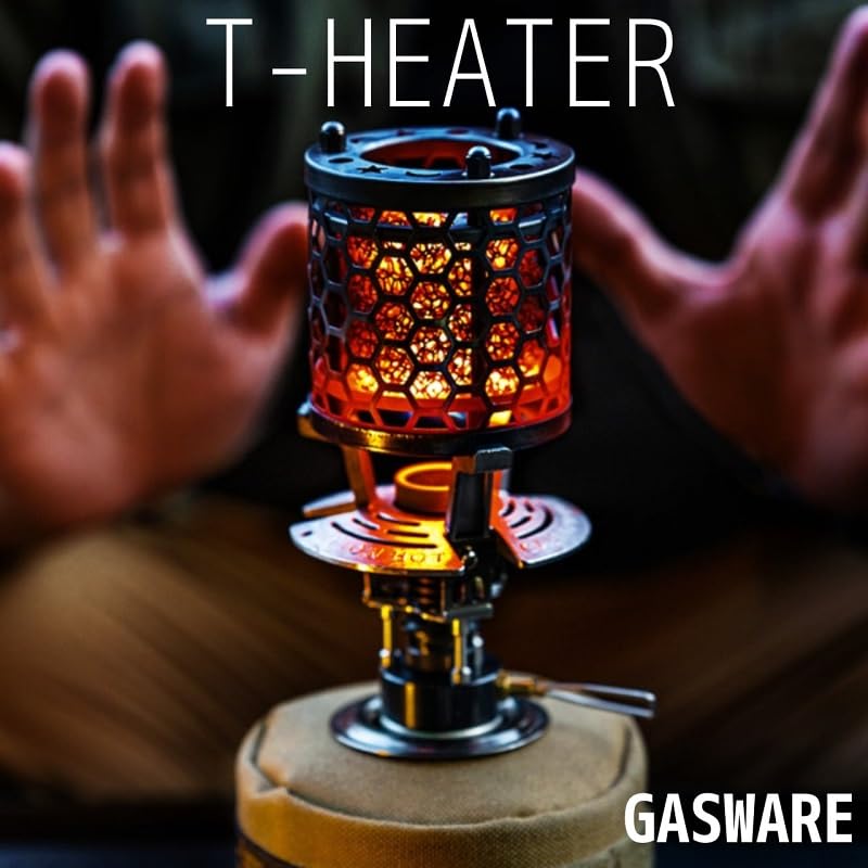 Amazon | T-HEATER GASWARE アウトドア キャンプ ポータブルストーブ