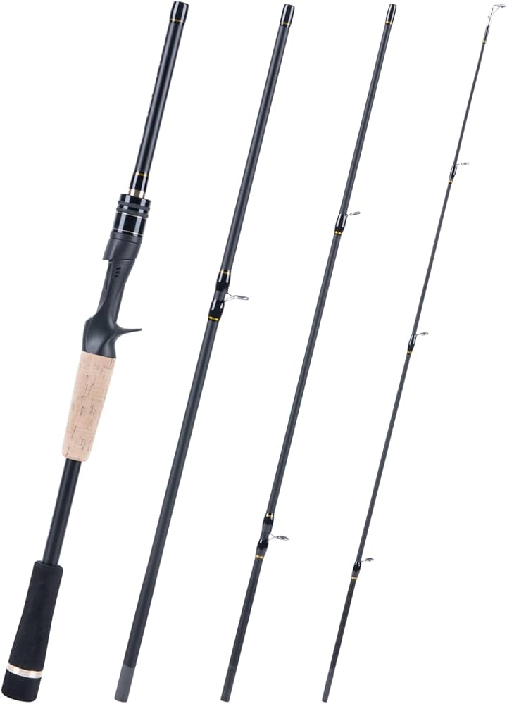 Amazon.co.jp: VUONG ベイトロッド 1.98M 6ft EVAグリップ 釣りロッド