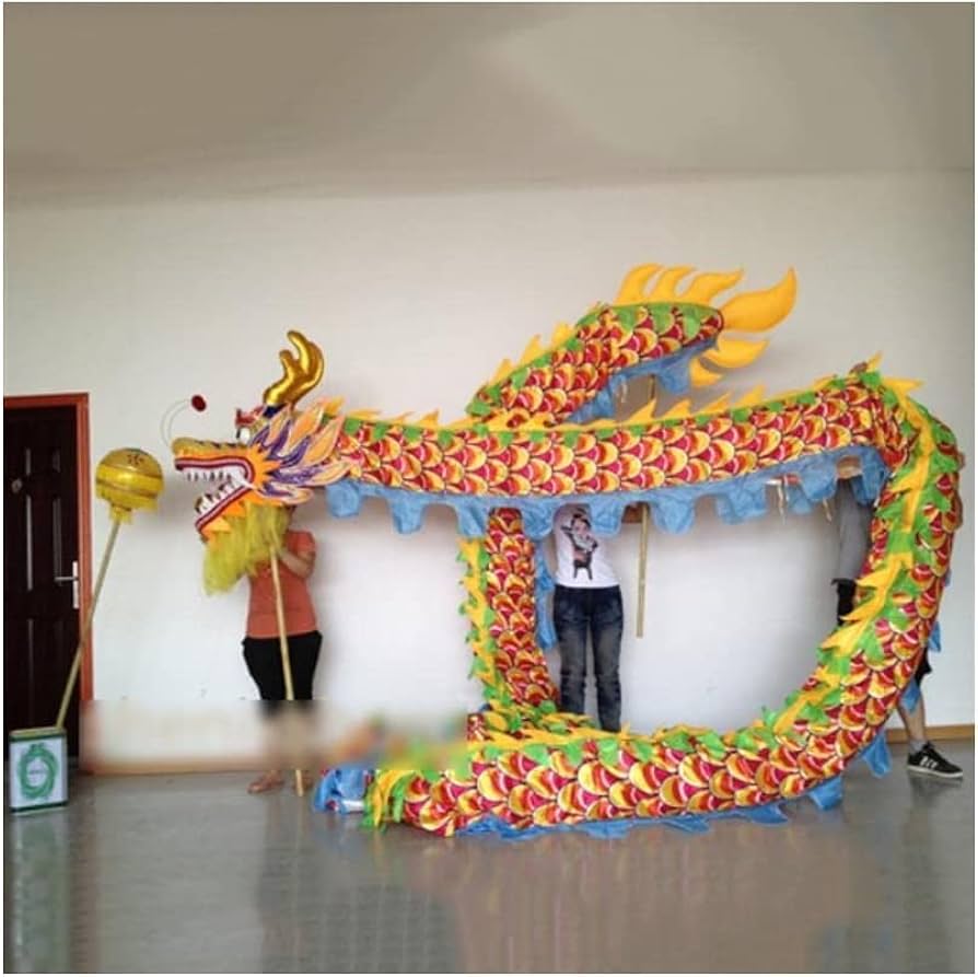 Amazon.com: Dragon Dance 32.8 Ft Fitness Dragon Dance with 3D