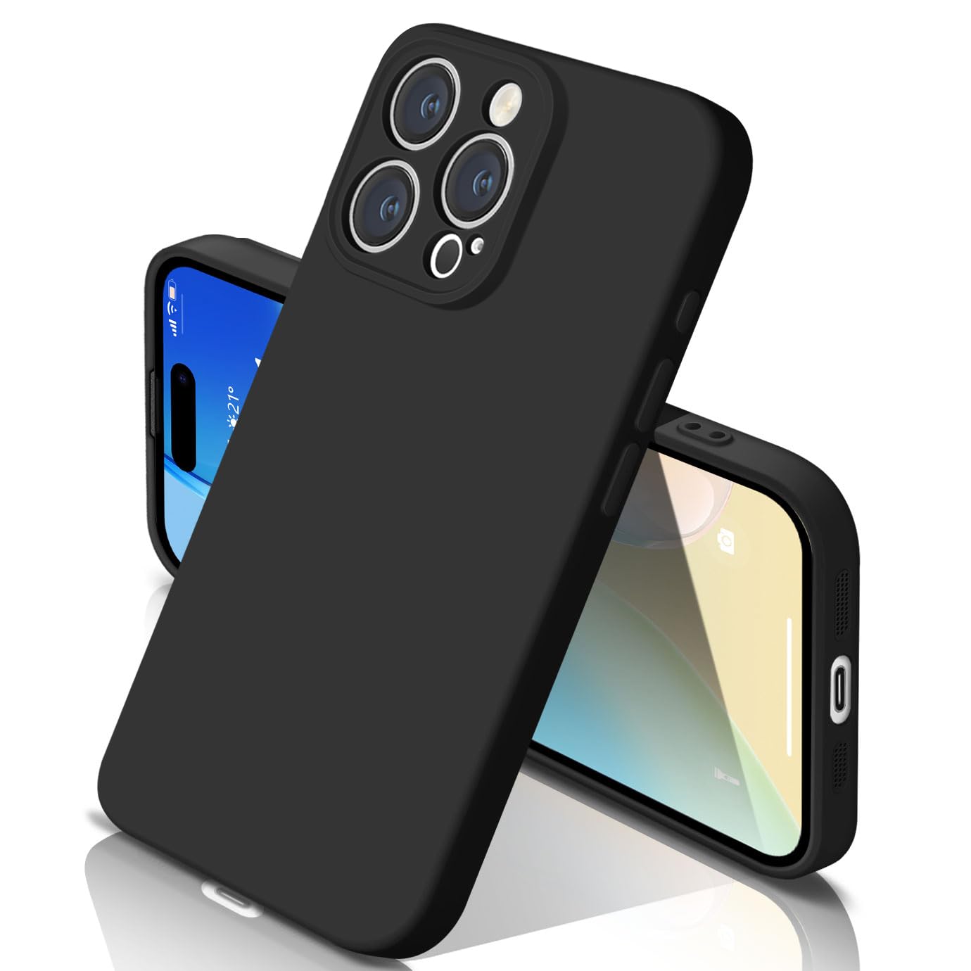 Amazon.co.jp: yakxixi 用の iPhone 16 Pro Max ケース シリコン