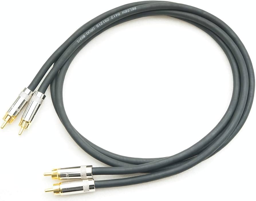 Amazon | BELDEN 8412 RCA シルバーボディ REANプラグ 4色 2本ペア