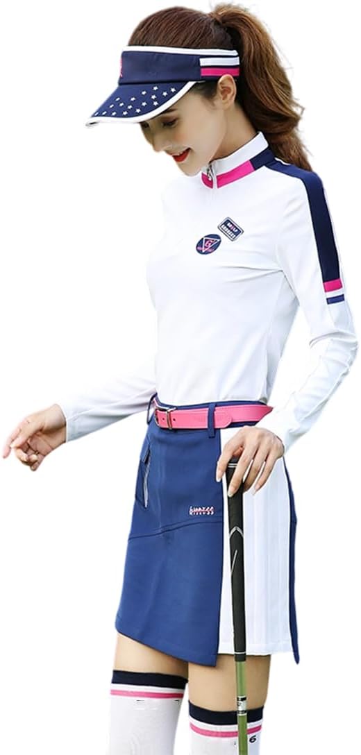 Amazon.co.jp: [YFHBSKS] ゴルフウェア レディース セットアップ