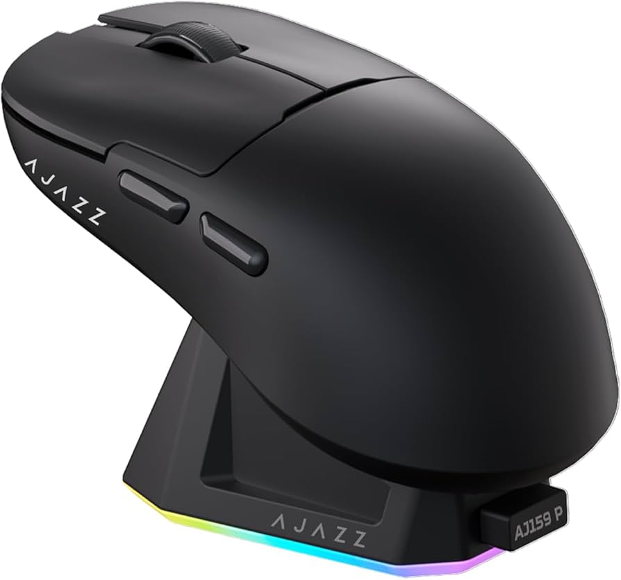 Amazon.com: ATTACK SHARK x Ajazz AJ159P Gaming Mouse with Magnetic