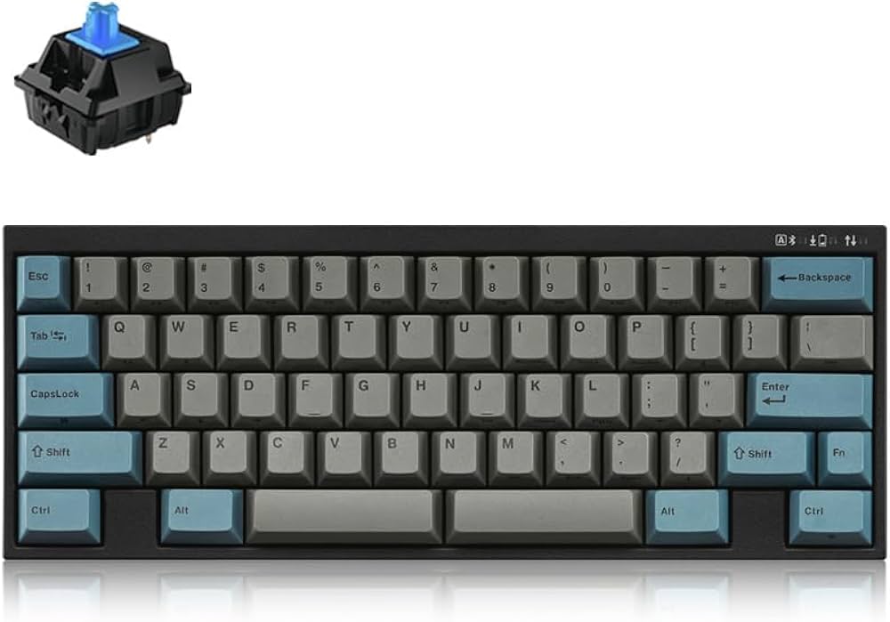Amazon | LEOPOLD FC630MBT GrayBlue 60%メカニカルキーボード 英語US
