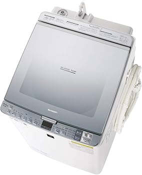 Amazon.co.jp: シャープ 洗濯機 洗濯乾燥機 ガラストップ 穴なし槽