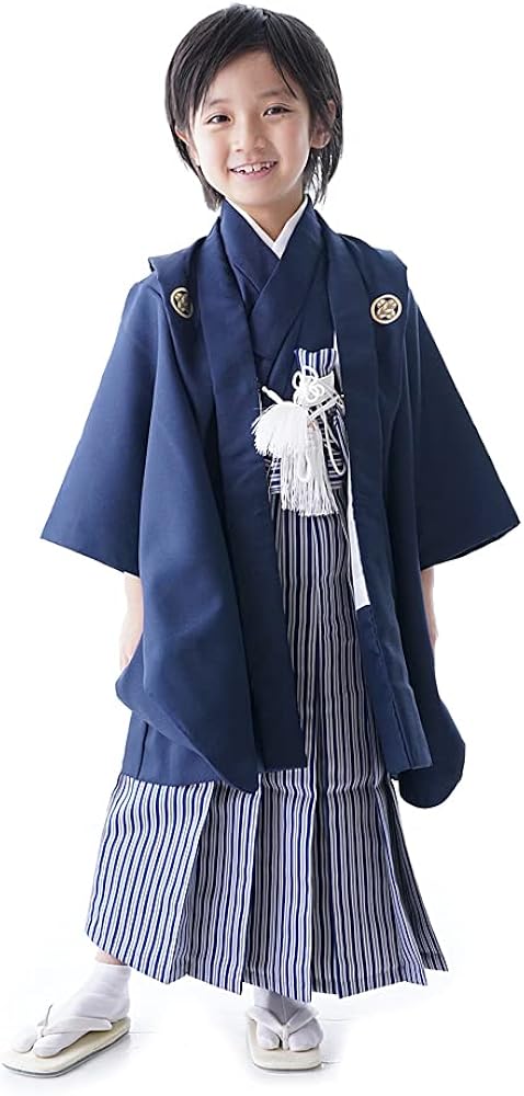 Amazon | [京都瑠璃雛菊] 七五三 着物 5歳 フルセット 男の子 袴