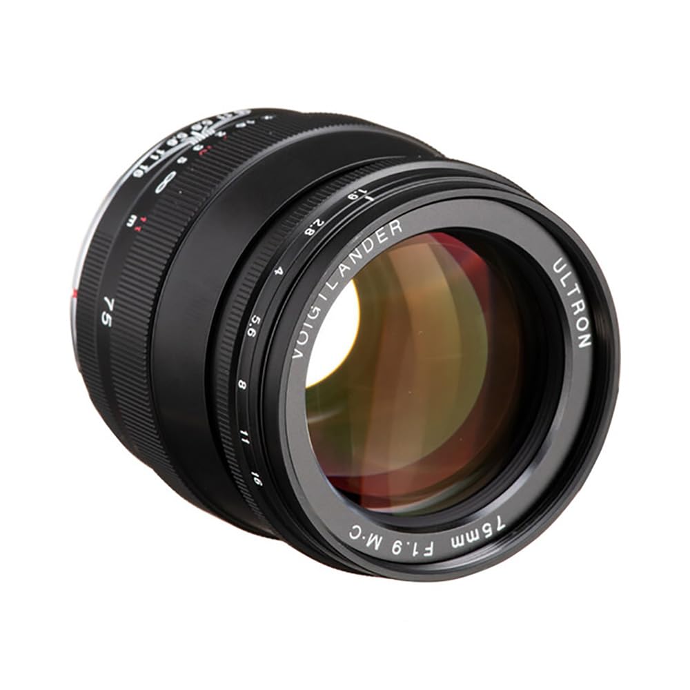 Amazon.co.jp: Voigtlander 75mm f1.9 Ultron ブラック マルチコート