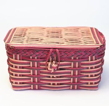 Amazon.co.jp: 蓋つきかご ミニバスケット 手作りキット 紙バンド