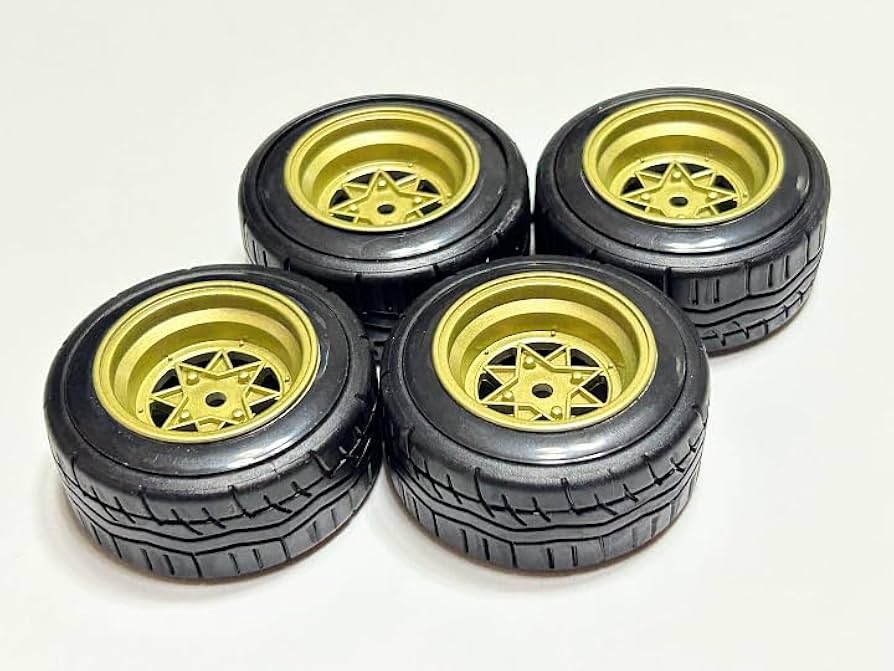Amazon.co.jp: 1/10 旧車ドリフト車向け ハードタイヤ組込済 小径