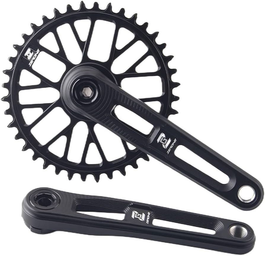 Amazon.co.jp: ロードバイククランクセット シングルチェーンリング