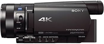 Amazon.com : Sony FDR-AX100/B 4K Video Camera with 3.5-Inch LCD