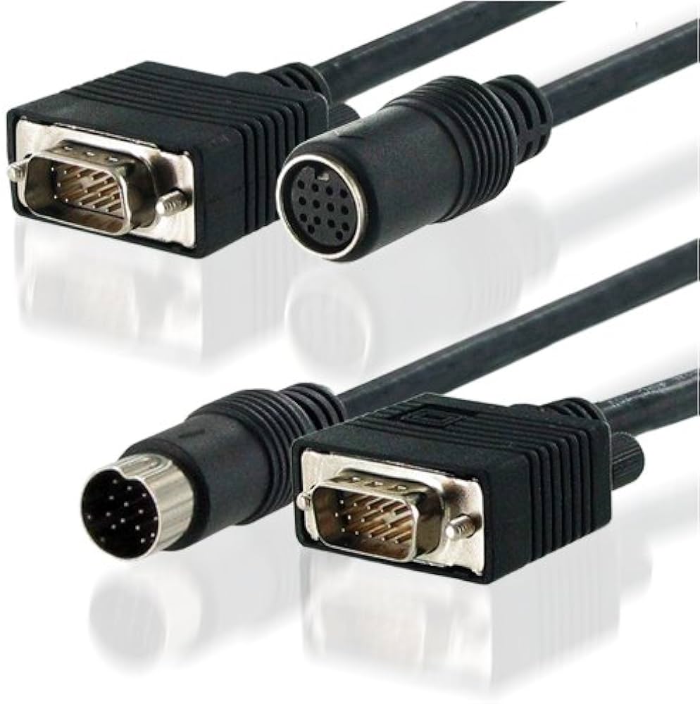 Amazon | ハイパ-ツ-ルズ 配管用分離型VGAケーブル 20m HD15MM-DE-20M