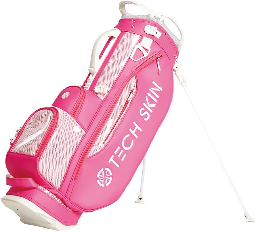 Amazon | TECH SKIN Tour Flex キャディバッグ 14分割 スタンド式 超