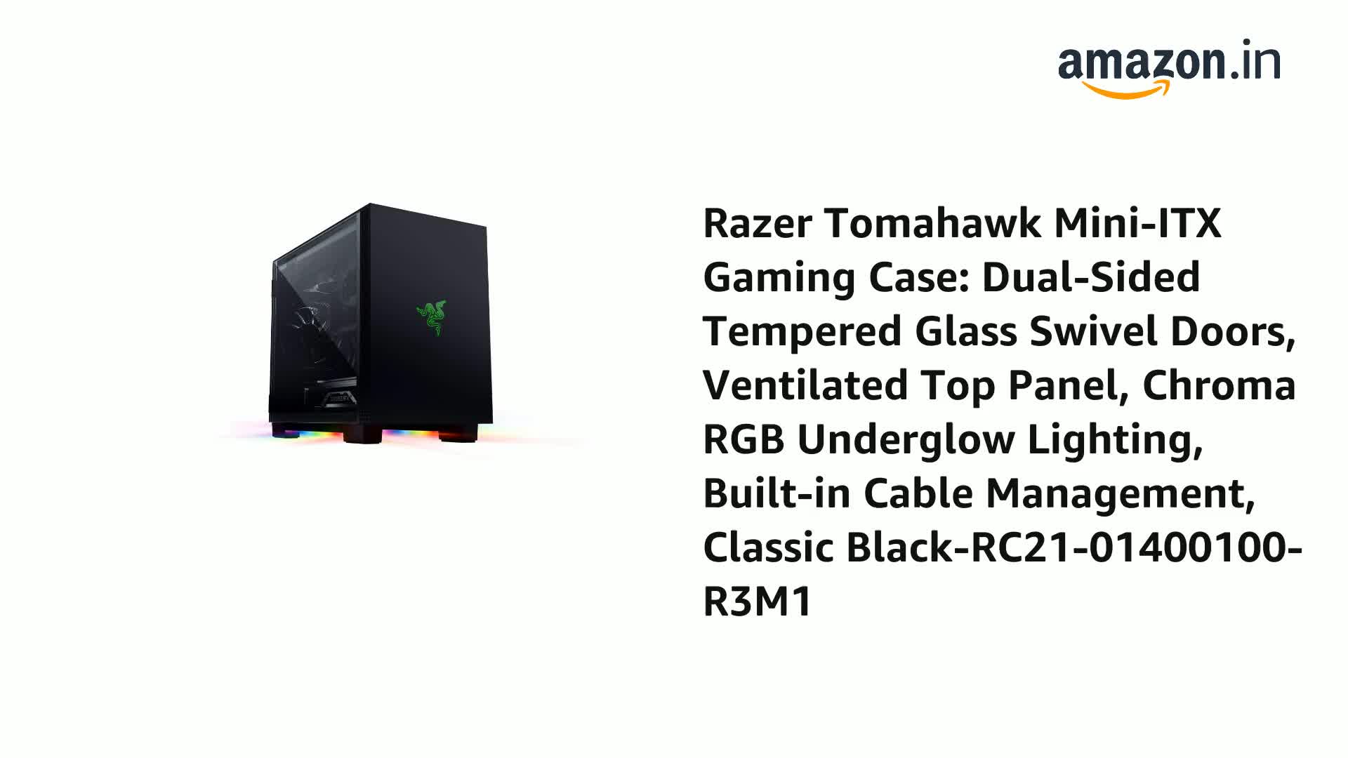 Amazon.in: Buy Razer Tomahawk Mini-ITX Gaming Case: Dual-Sided