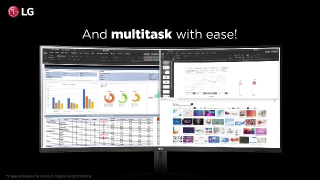 LG UltraWide 29WP500-B 29 Inch Full HD 5ms 75Hz Monitor with IPS