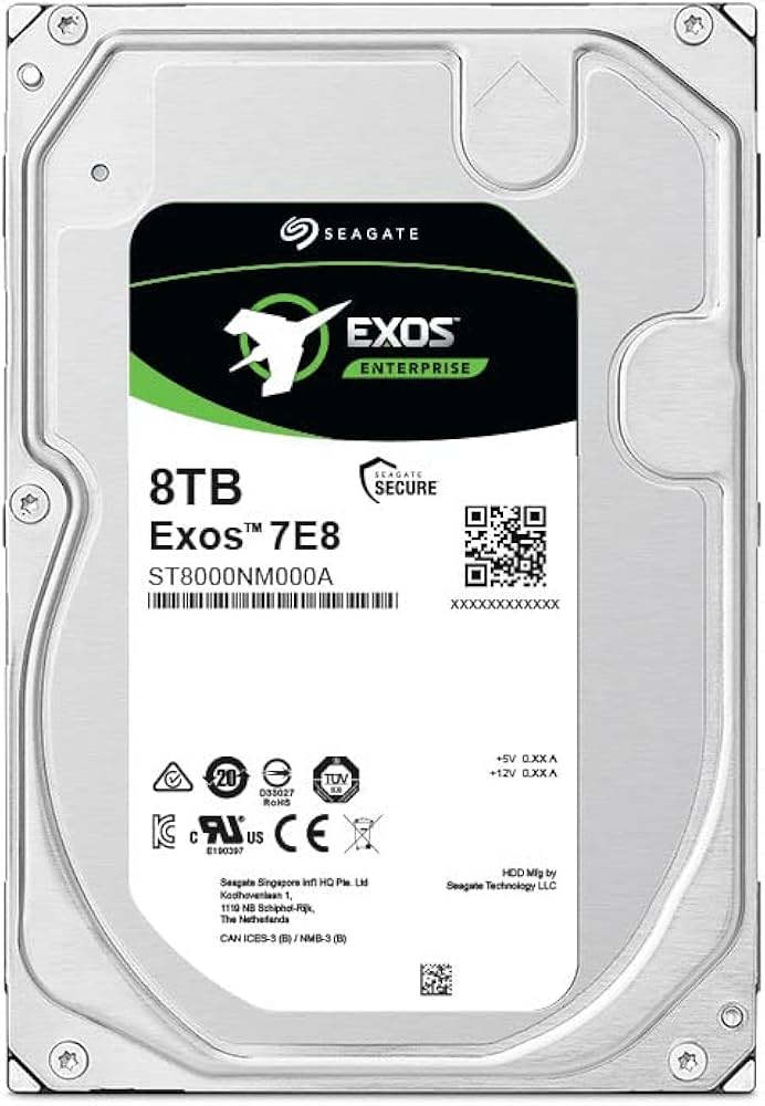 Amazon | Seagate Exos 7E8 SATA 512e 3.5インチ 8TB 内蔵
