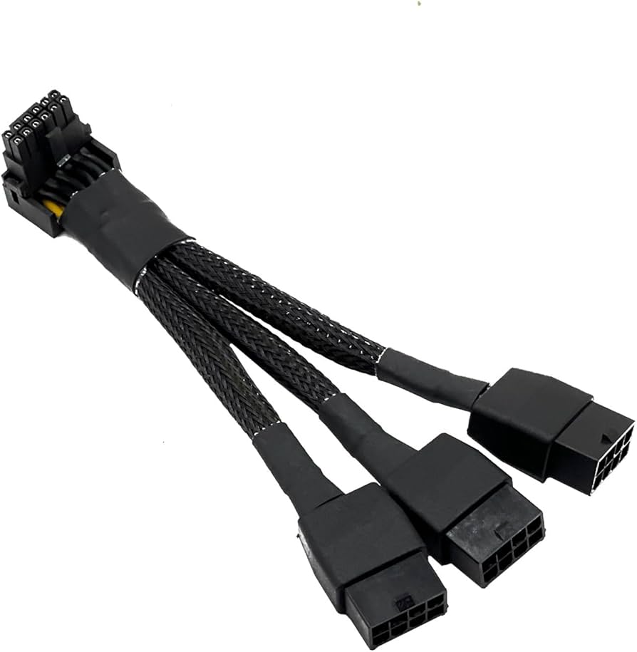 Amazon.co.jp: ZkeeShop 16ピンから3 X 8ピン GPU延長ケーブル 12VHPWR