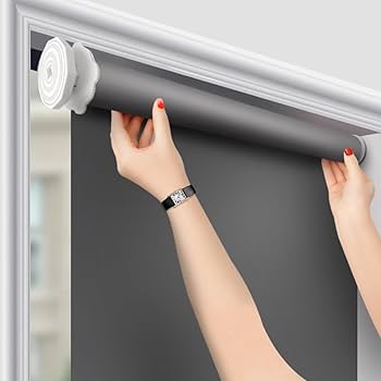 Amazon｜ロールスクリーン ロールカーテン 60*200cm 突っ張り式 ロール