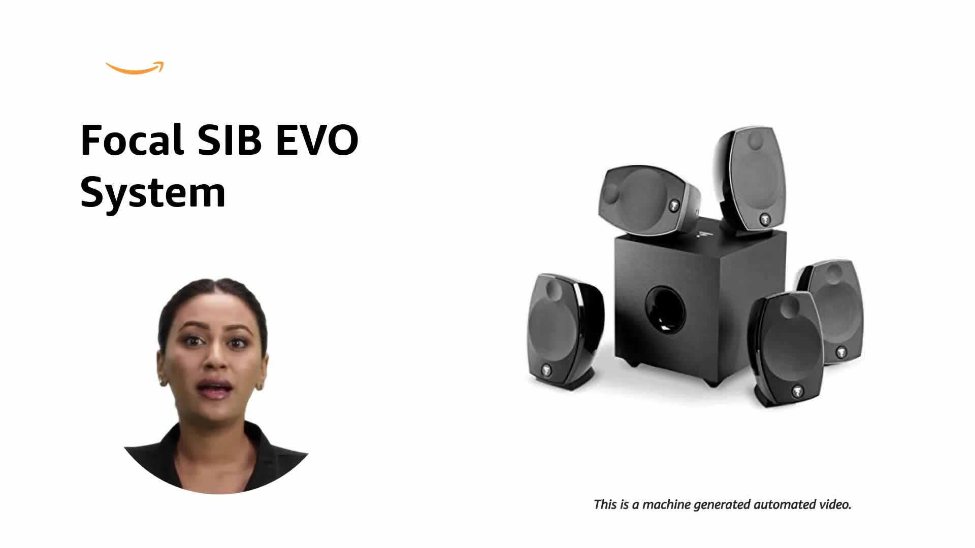 Focal SIB Evo 5.1 Channel Home Cinema System, RCA Subwoofer, Black