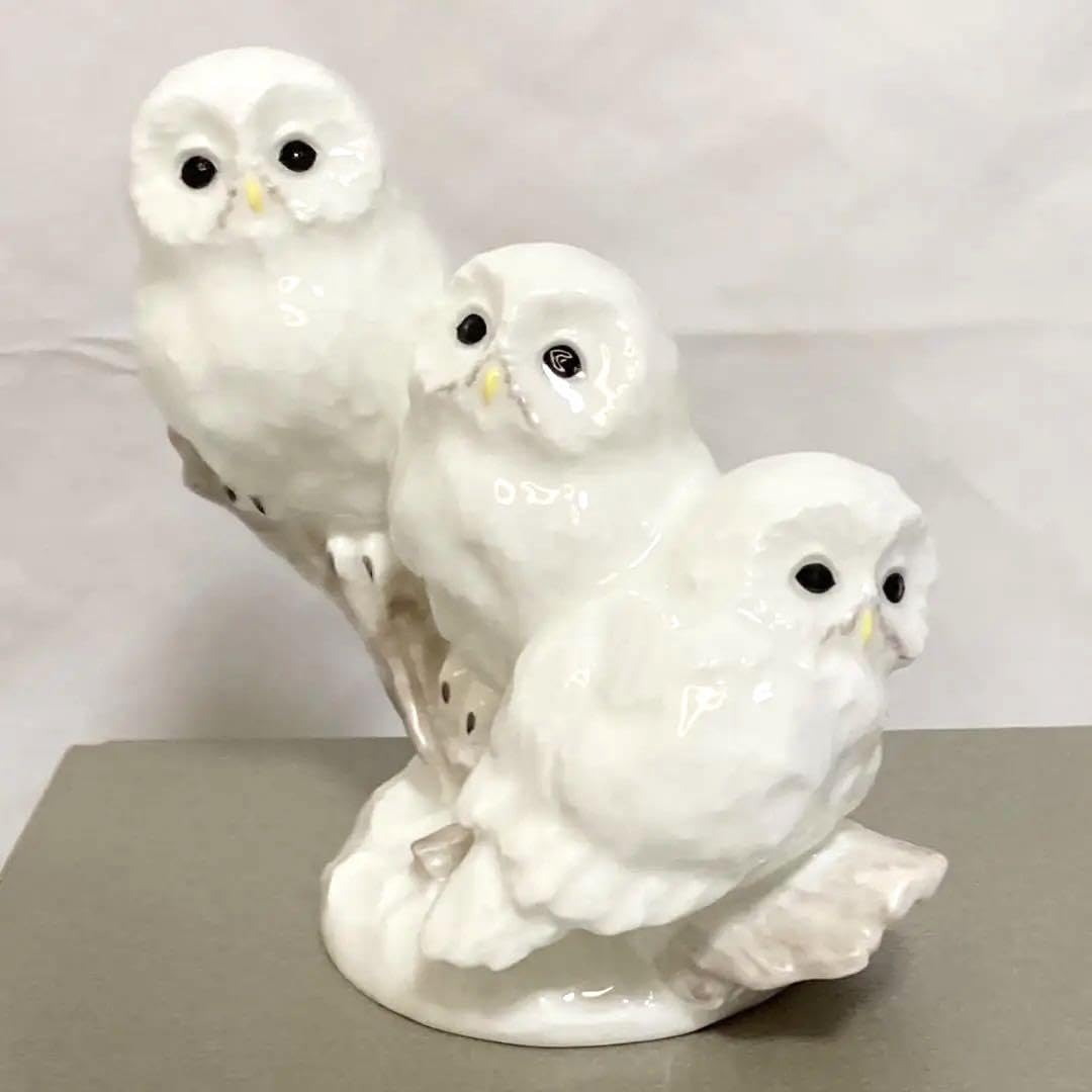 Amazon.co.jp: Noritake QWFE Figurine Owl Three Brothers with Box