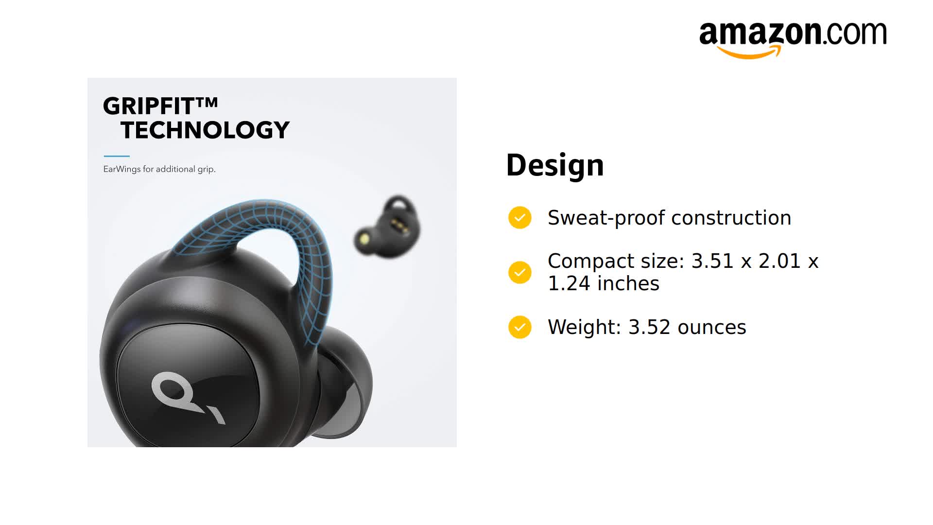 Amazon.com: Soundcore Liberty True-Wireless Headphones, 100-Hour