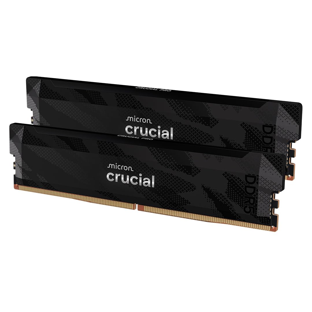 Crucial Pro DDR5 RAM 32GB Kit (2x16GB), 6400MHz CL32, Overclocking