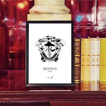 Amazon.co.jp: ポスター A4額入り アートポスター ヴェルサーチ