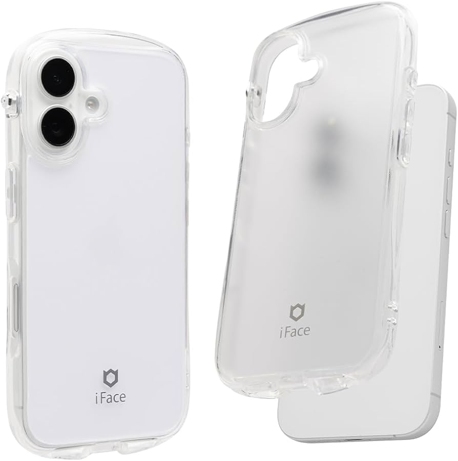 Amazon.co.jp: iFace Look in Clear Hybrid iPhone 16 ケース(クリア